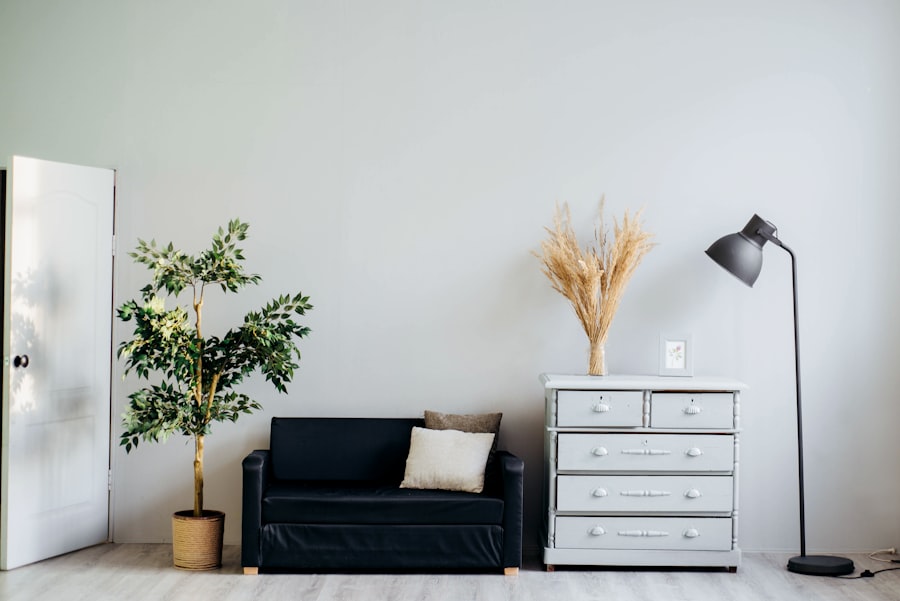 Renoviertes helles Wohnzimmer